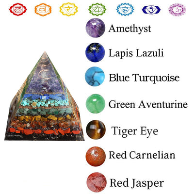 Olivenorma Natural Chakra Friedliche Orgon-Pyramide