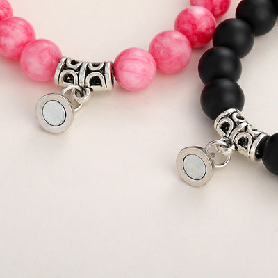 Olivenorma 2-teiliges Magnet-Anziehungs-Armband-Set für Paare