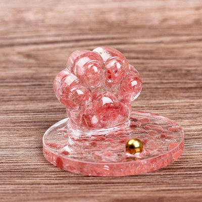 Olivenorma Naturstein Epoxy Katzenklaue Handyhalter - image 12