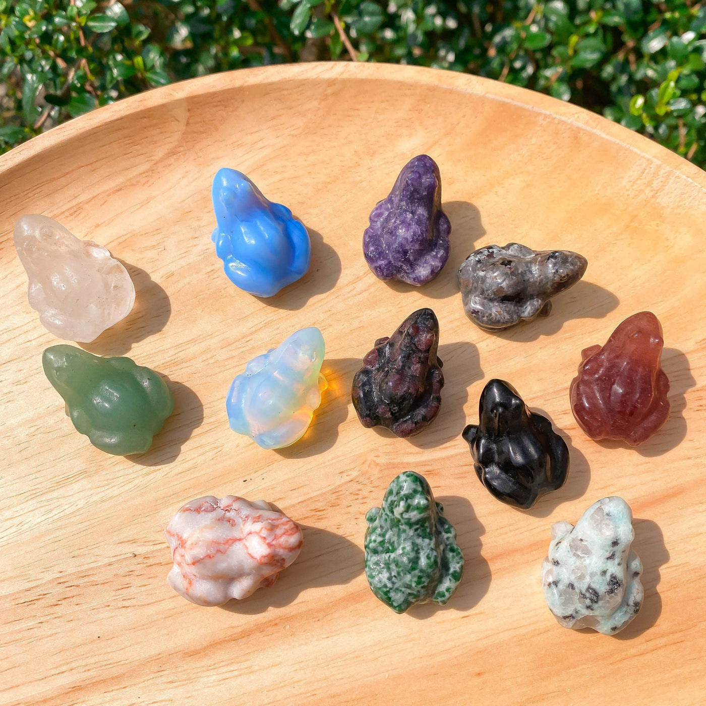 Olivenorma Serene Spirit Edelstein-Frosch-Edelstein-Dekoration - image 2