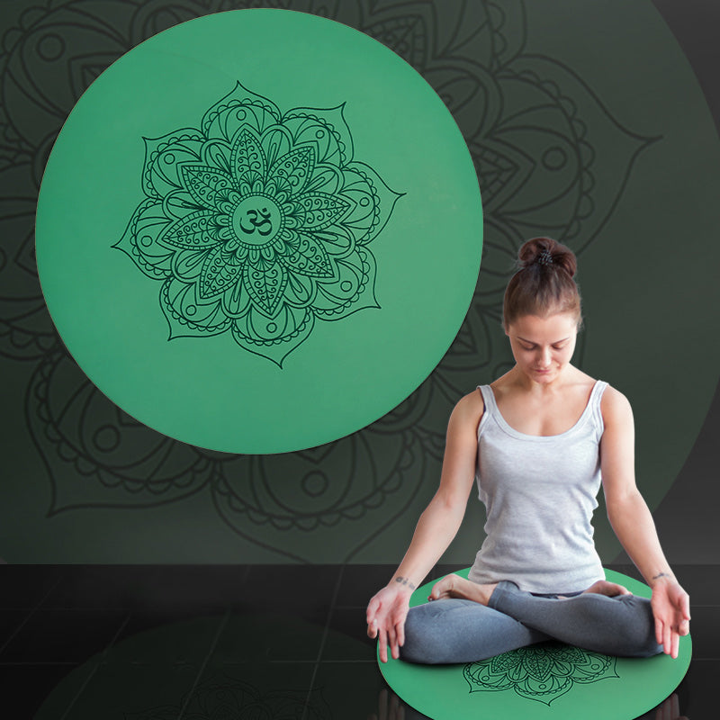 Olivenorma Yogamatte mit Om-Lotus-Symbol, 60 cm 