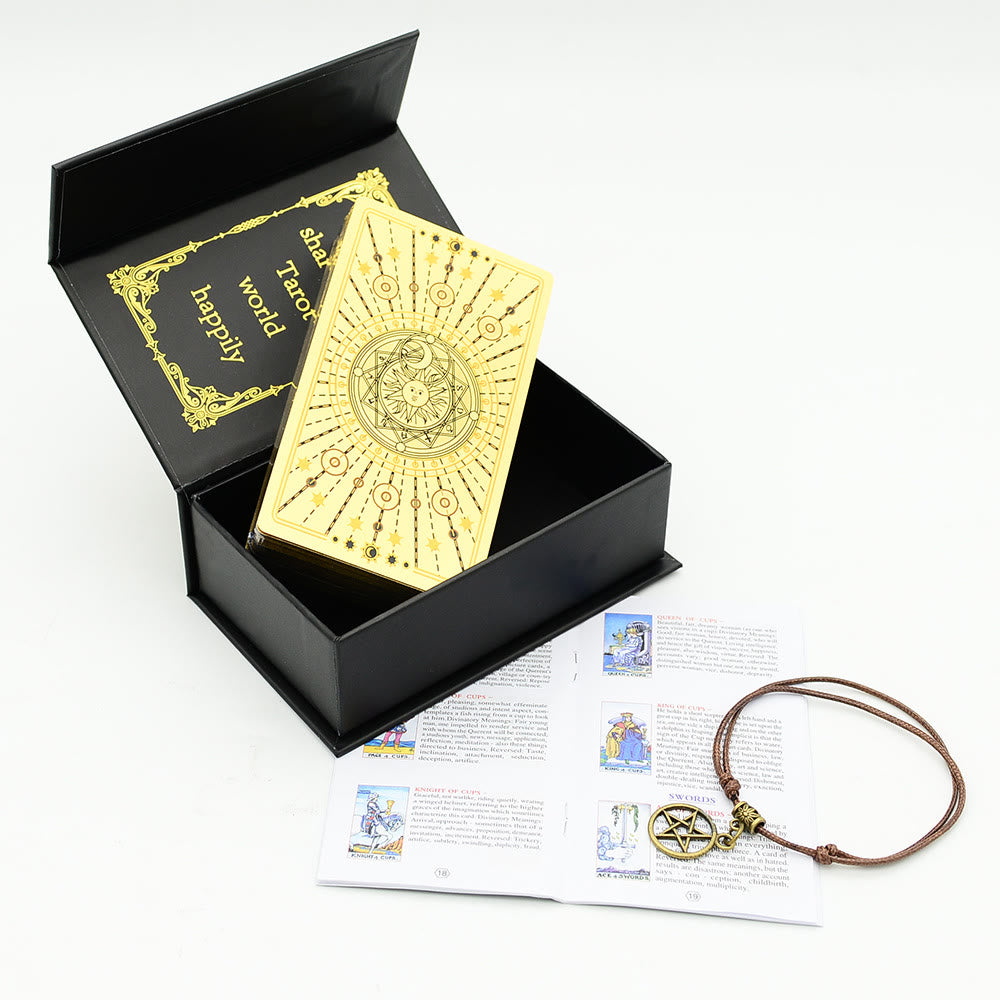 Olivenorma 80ps "Der Narr" Waite Sun Moon Tarot Karten