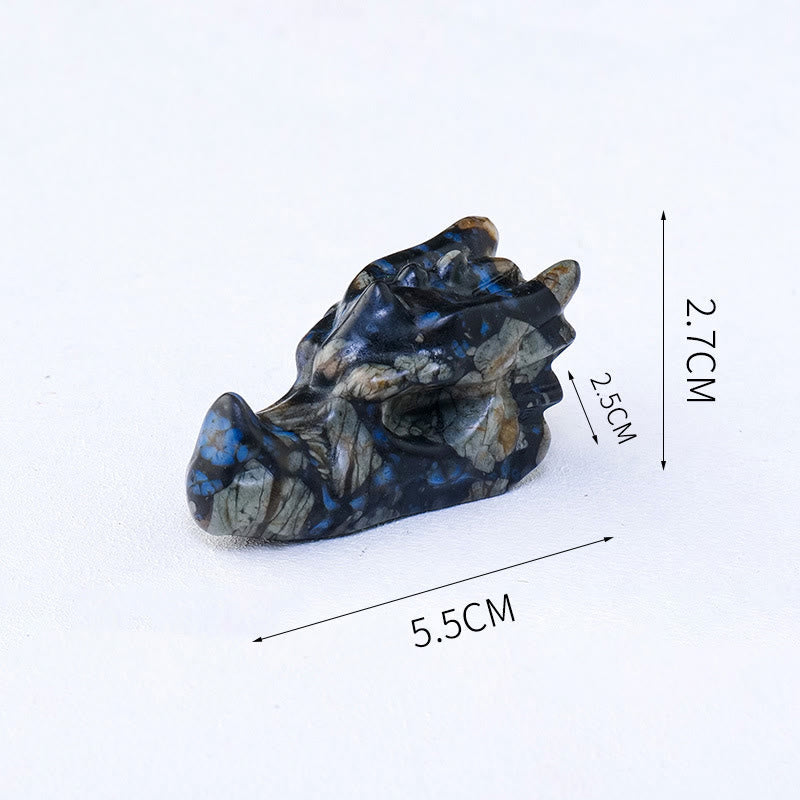 Olivenorma 5.5cm Natürlicher Kristallhahn Geschnitzte Edelstein Dekoration