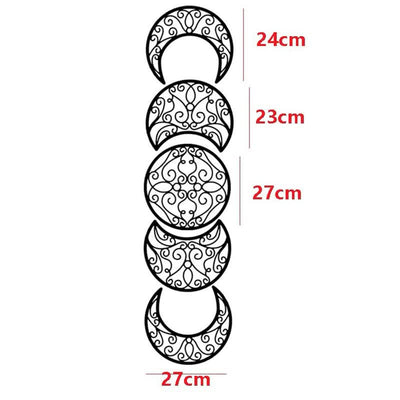 Holz Mondphasen Wandbehang Dekoration