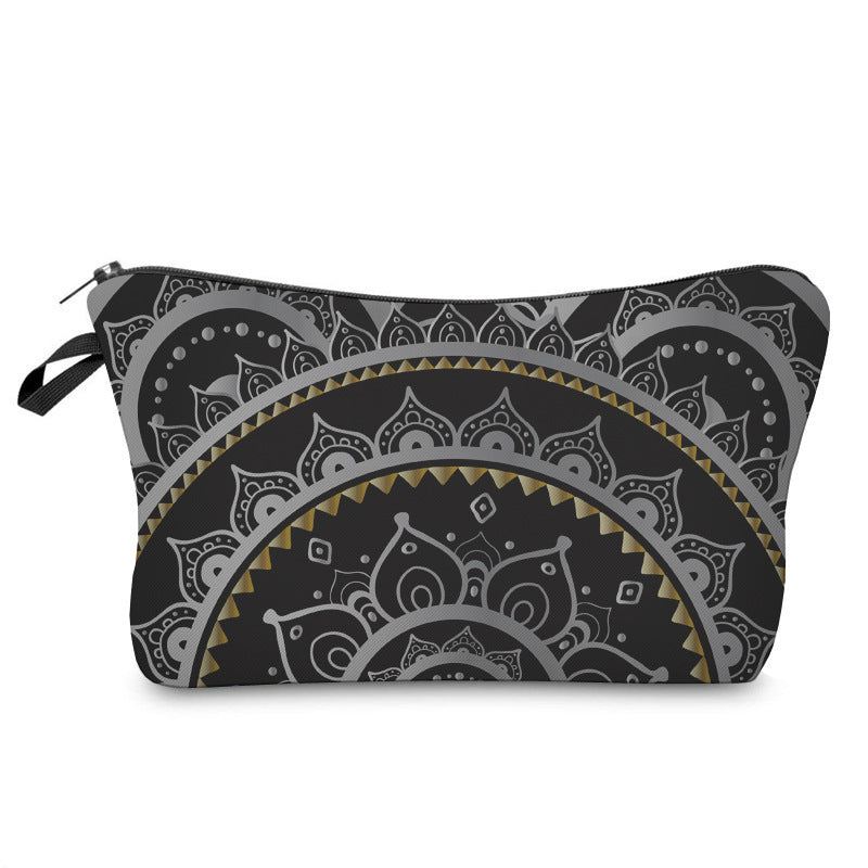 Olivenorma Mandala Muster Makeup Kosmetiktasche