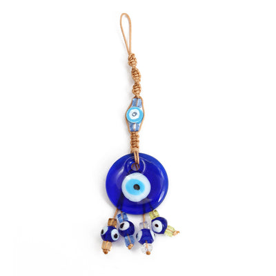 Olivenorma Blauer Glas-Evil Eye Autohänger Ornament