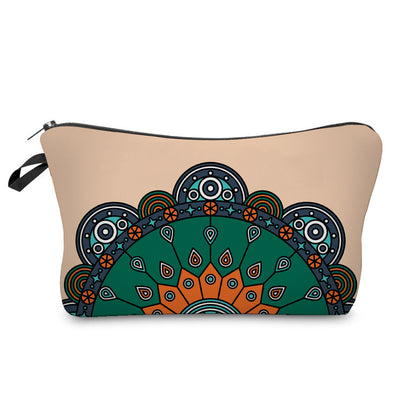 Olivenorma Mandala Muster Makeup Kosmetiktasche