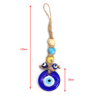 Olivenorma Blauer Glas-Evil Eye Autohänger Ornament