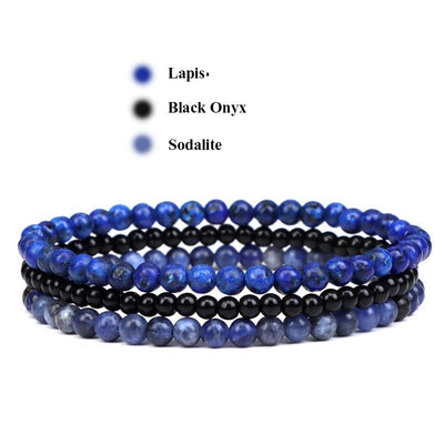 Olivenorma Schutz vor negativen Energien Lapis Lazuli Armband