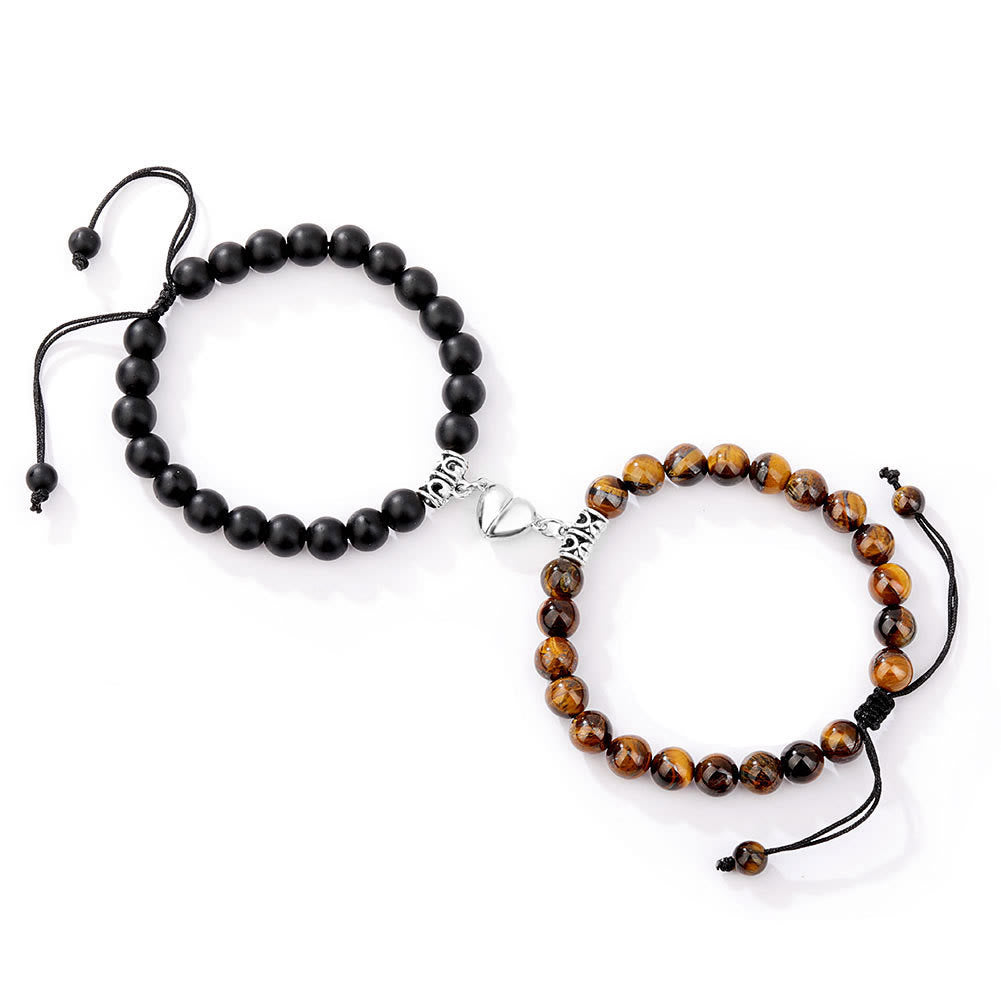 Olivenorma 2-teiliges Magnet-Anziehungs-Armband-Set für Paare