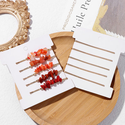 Olivenorma 5-teiliges Heilungs-Kristallhaarnadel-Set - image 3