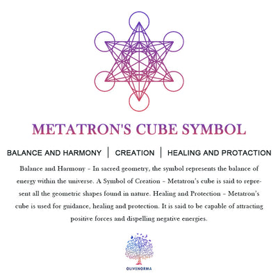 Olivenorma Chakra Metatrons Würfel Heilende Orgonpyramide 