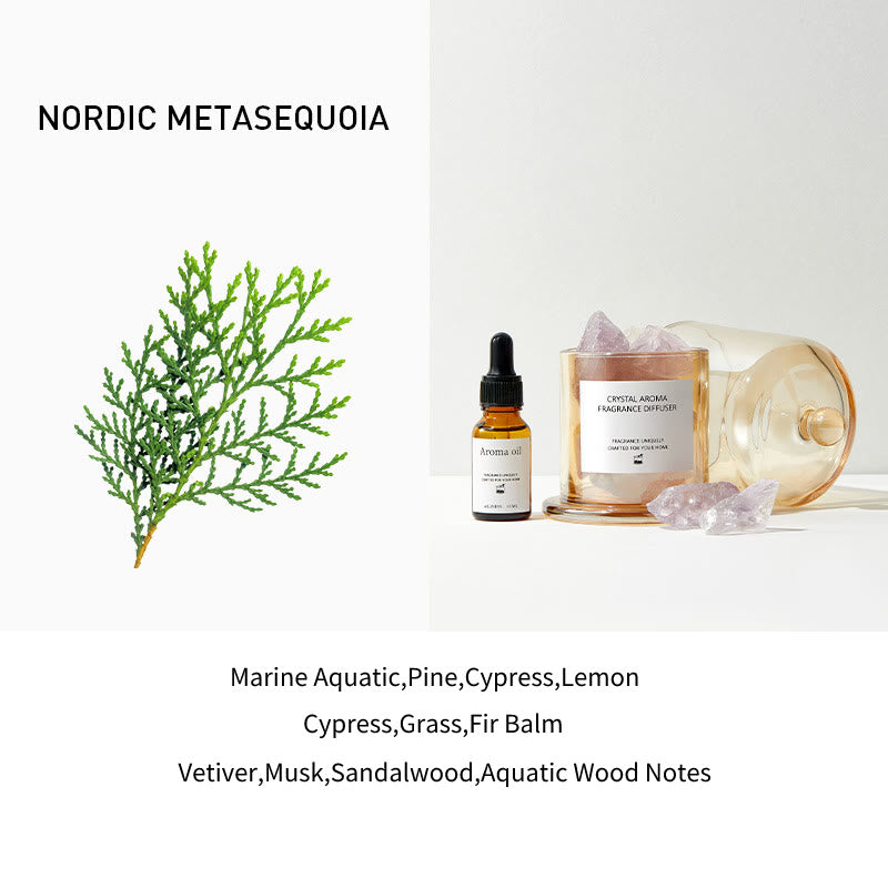 Olivenorma Duftöl-Diffusor Geschenkset Kristallaromatherapie 