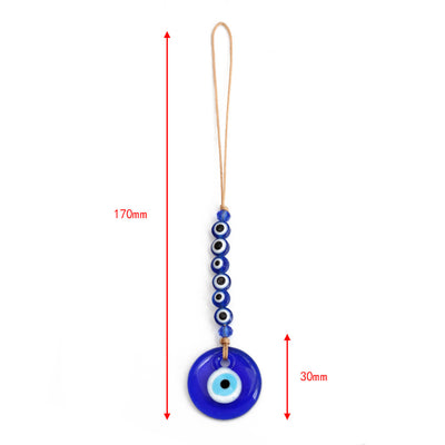 Olivenorma Blauer Glas-Evil Eye Autohänger Ornament