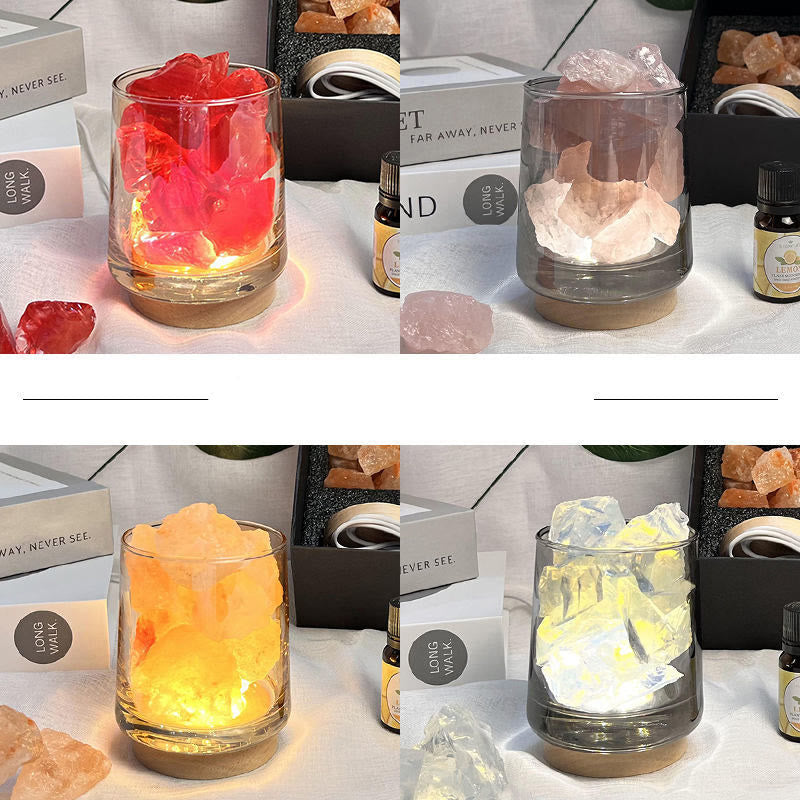 Olivenorma Flameless Diffuser Geschenkbox Kristall Aromatherapie Lampe