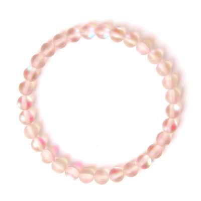 Olivenorma 6mm Mehrfarbiges Meerjungfrauen-Glasperlenarmband 6mm