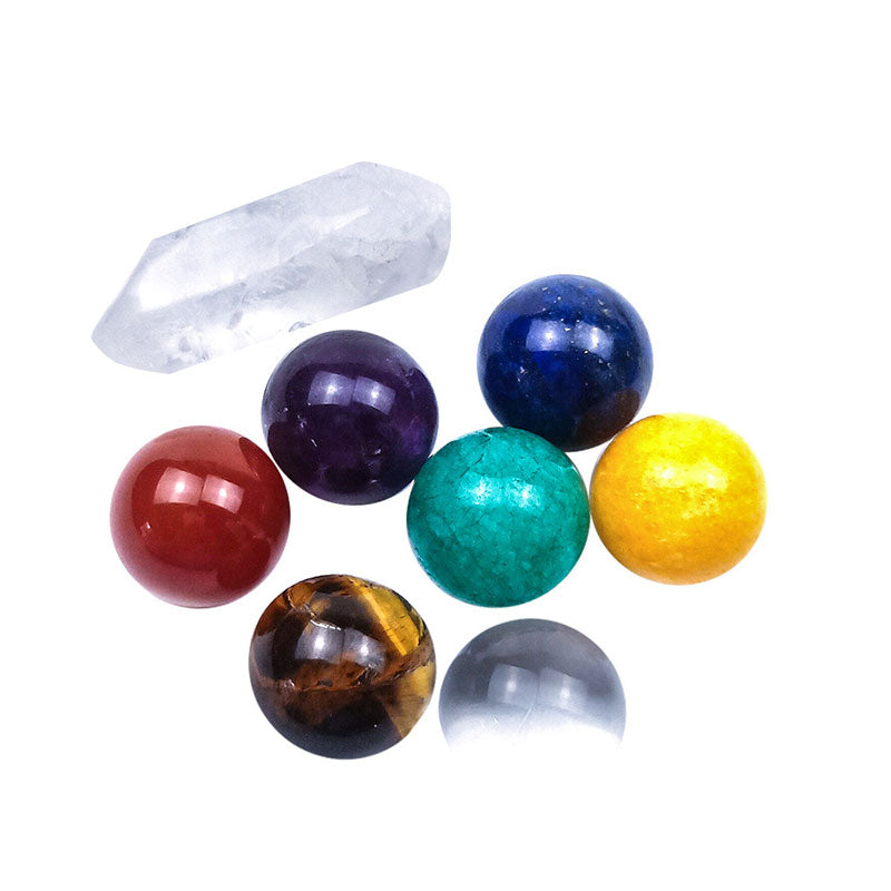 Chakra Regenbogen Ball Kristall Set 