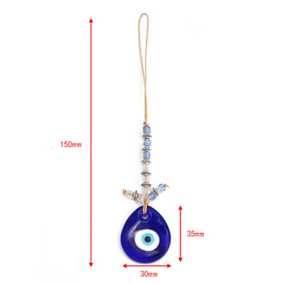 Olivenorma Blauer Glas-Evil Eye Autohänger Ornament