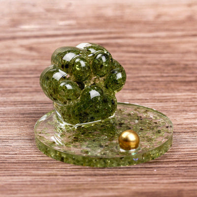 Olivenorma Naturstein Epoxy Katzenklaue Handyhalter - image 14