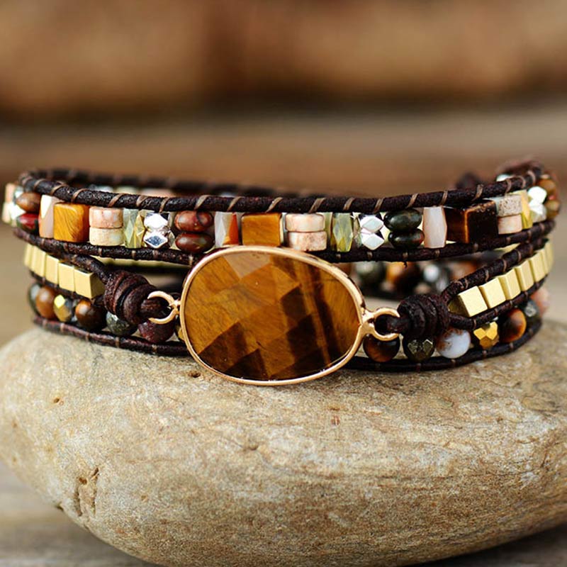 Olivenorma Tiger Eye Armband