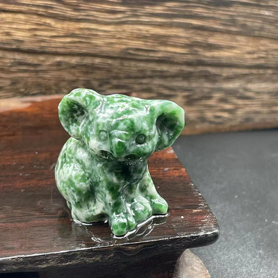 Olivenorma 1.2 Zoll geschnitzte niedliche Koala-Figur Edelsteindekoration