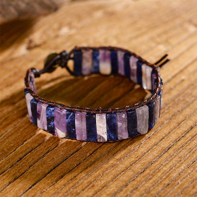 Amethyst-Lapislazuli-Armband 