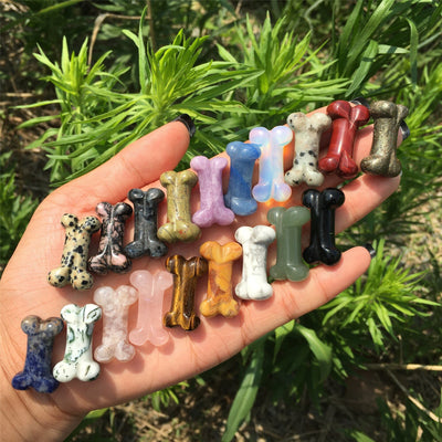 Olivenorma Schutzgeist Kristallknochen Totem Edelstein Dekoration - image 2