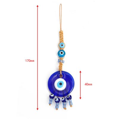 Olivenorma Blauer Glas-Evil Eye Autohänger Ornament