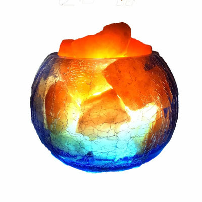 Olivenorma Kreative Eiskracken-Glas-Tank Himalaya-Pink-Salzlampen