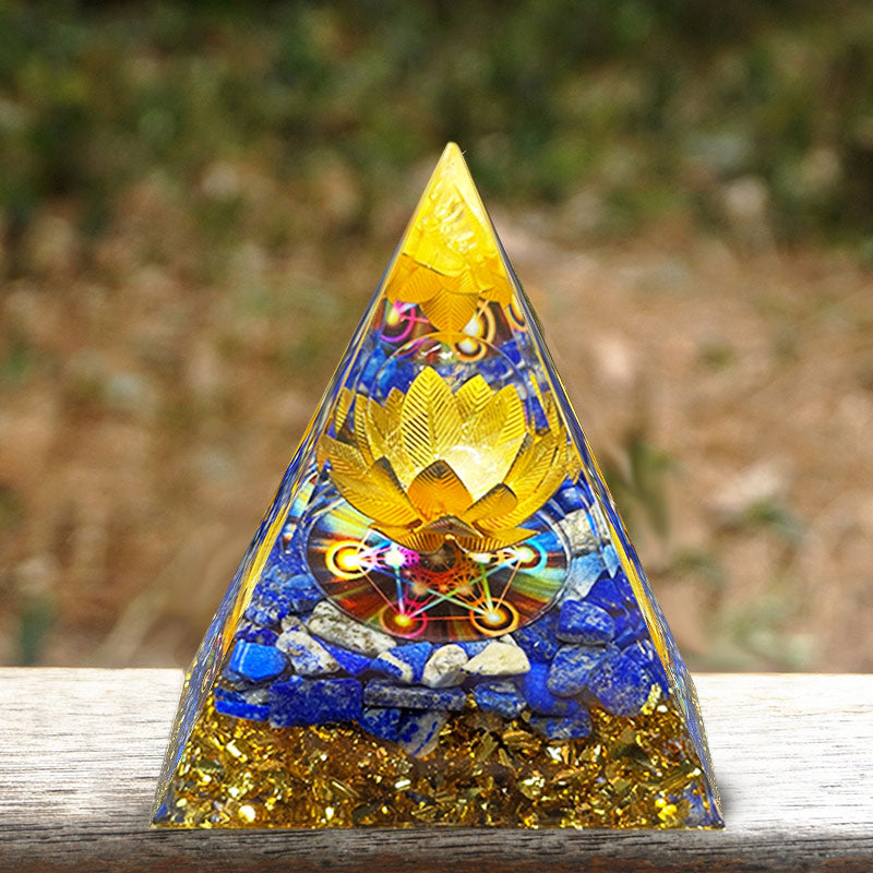 Olivenorma Lapislazuli Lotus Symbol Reki Orgon Pyramide 