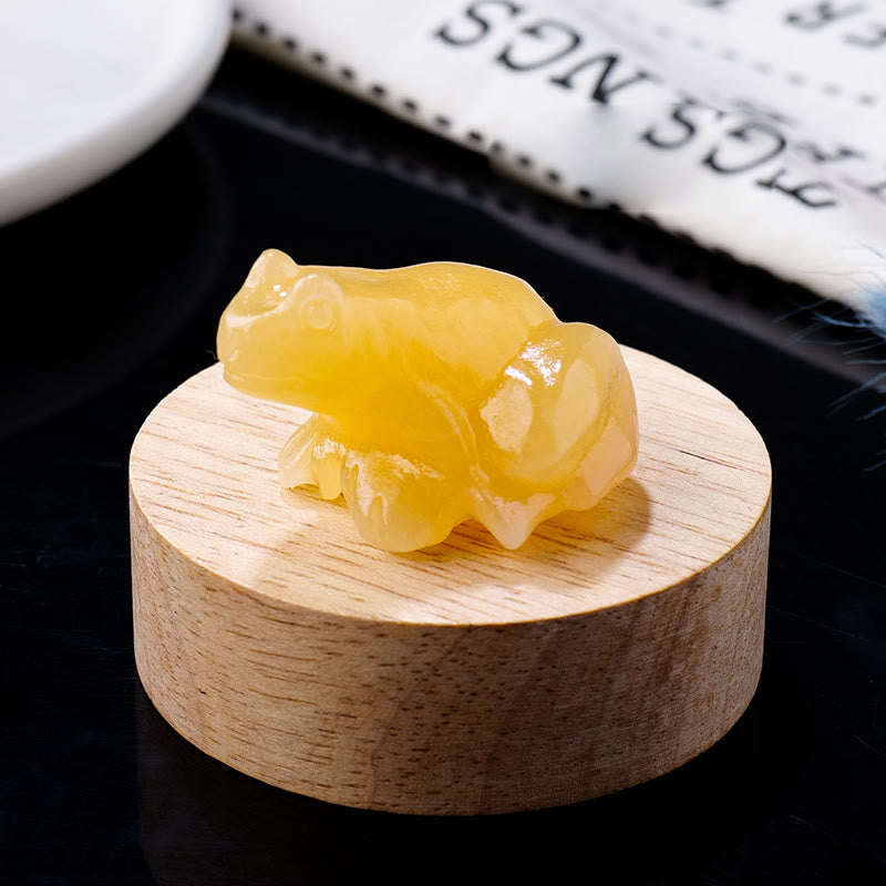 Olivenorma Serene Spirit Edelstein-Frosch-Edelstein-Dekoration - Gelber Aventurin - Mit Karte - image 23