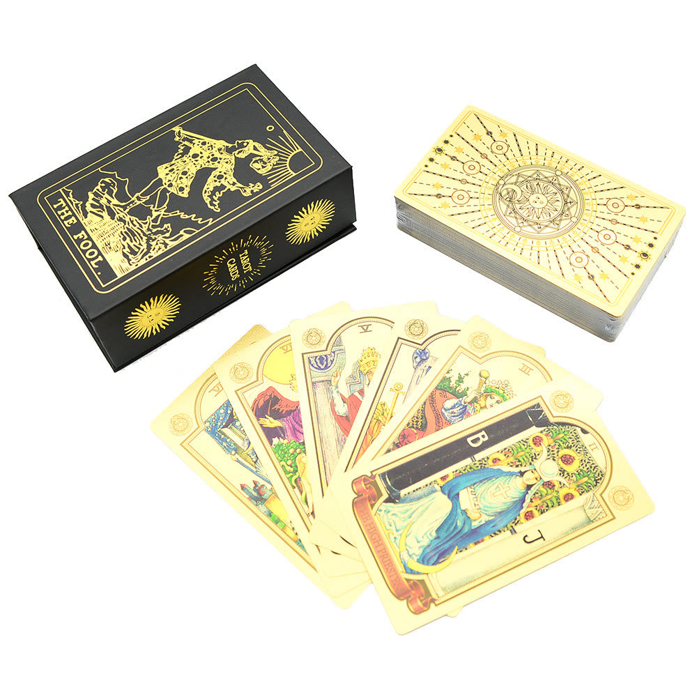 Olivenorma 80ps "Der Narr" Waite Sun Moon Tarot Karten