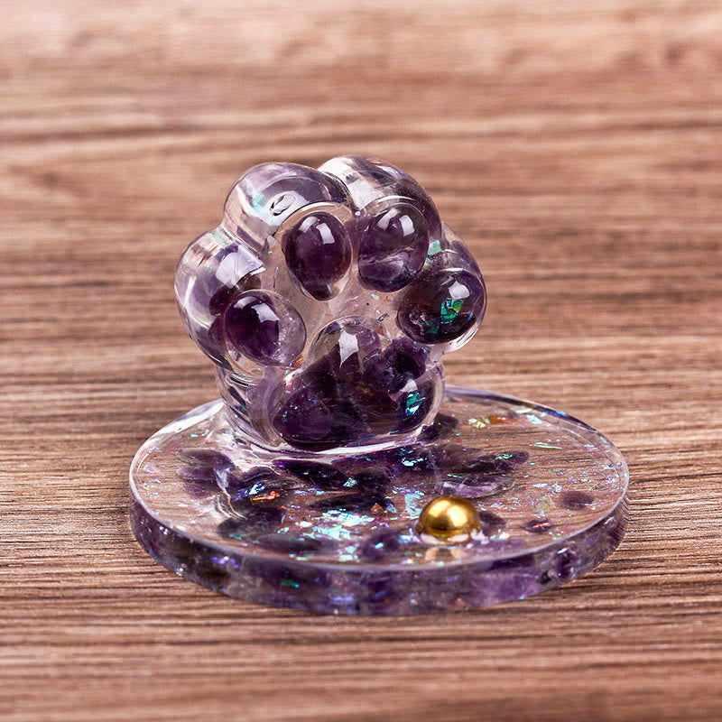 Olivenorma Naturstein Epoxy Katzenklaue Handyhalter - image 22
