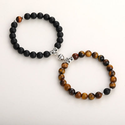 Olivenorma 2-teiliges Magnet-Anziehungs-Armband-Set für Paare