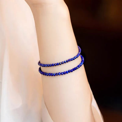 Stein der Weisheit - Lapislazuli-Edelsteinarmband 