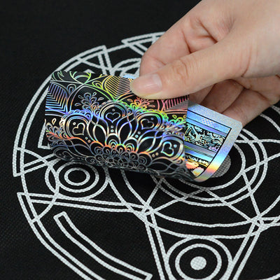 Olivenorma Bronzieren Goldfolie Laser Leuchtende Tarot-Deck-Karten