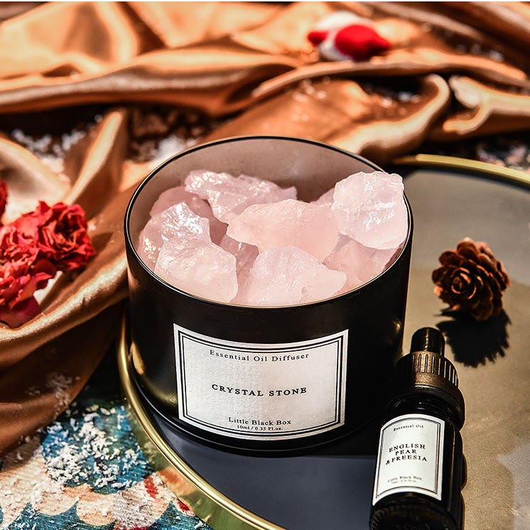 Olivenorma Diffusor-Stein Ätherisches Öl Kristall-Aromatherapie Geschenkbox 