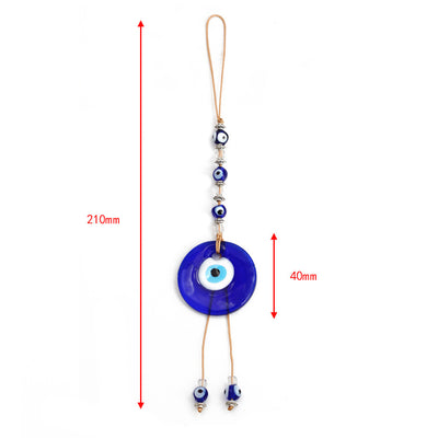 Olivenorma Blauer Glas-Evil Eye Autohänger Ornament