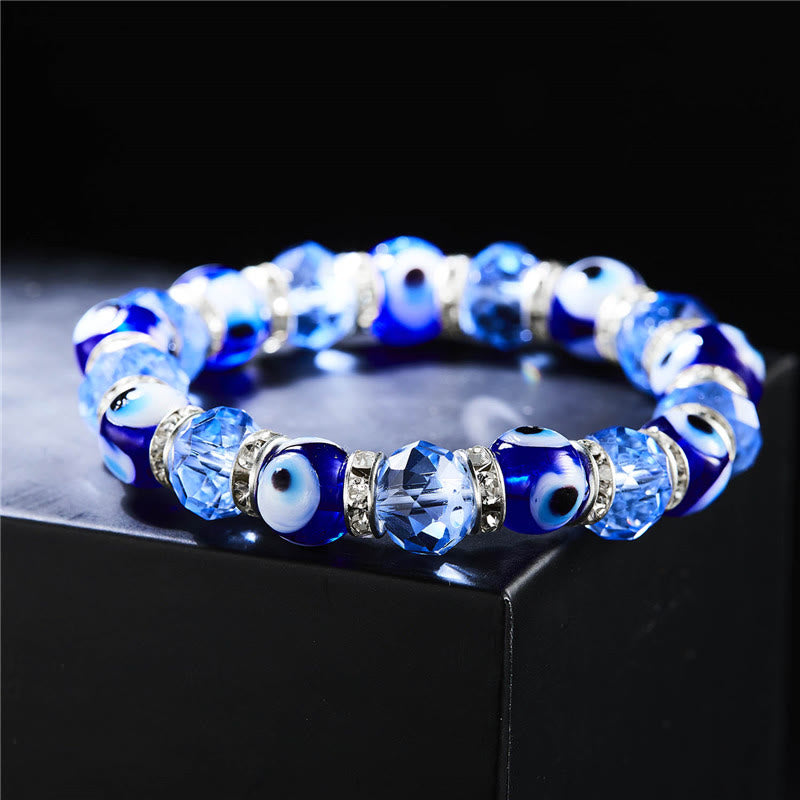 Olivenorma Böses Auge Hamsa Anhänger Epoxy Zirkon Armband