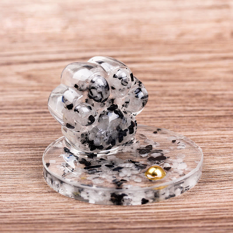 Olivenorma Naturstein Epoxy Katzenklaue Handyhalter - image 2